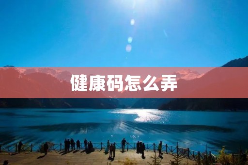 健康码怎么弄:详细解析