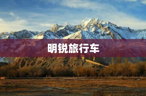明锐旅行车：豪华与便捷的完美结合