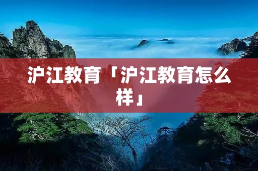 沪江教育「沪江教育怎么样」