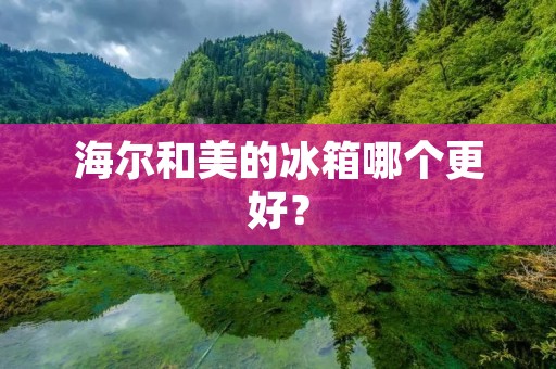 海尔和美的冰箱哪个更好？