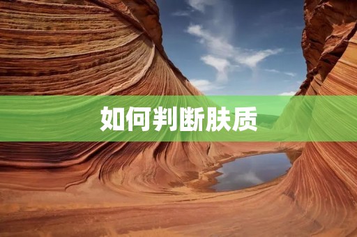 如何判断肤质:从细节出发,了解你的肌肤