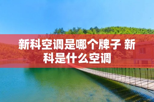 新科空调是哪个牌子 新科是什么空调