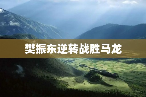 樊振东逆转战胜马龙:巅峰对决中的惊险胜利 樊振东逆转战胜马龙:巅峰对决中的惊险胜利