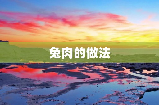 兔肉的做法:美味佳肴尽在你手中 兔肉的做法:美味佳肴尽在你手中