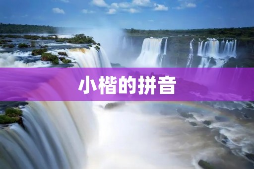 小楷的拼音