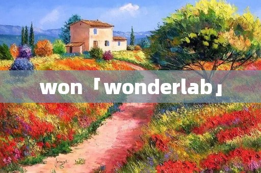 won「wonderlab」