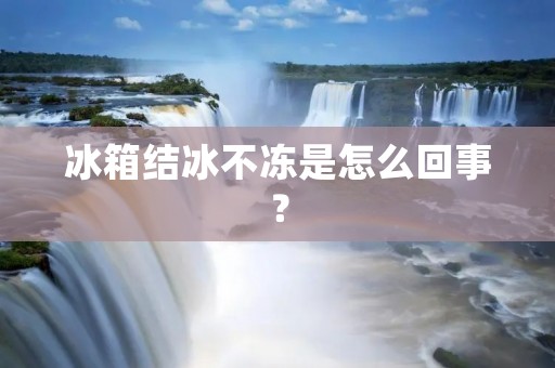 冰箱结冰不冻是怎么回事？