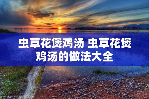 虫草花煲鸡汤 虫草花煲鸡汤的做法大全