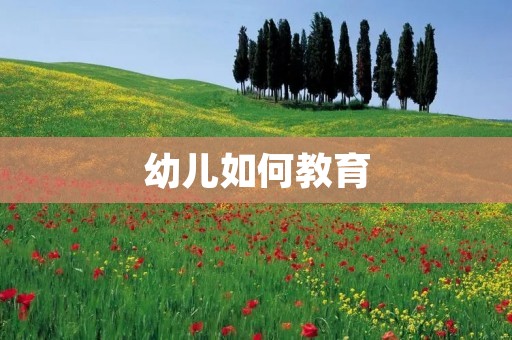 幼儿如何教育:培养全面发展的小学者