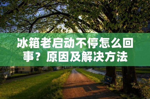 冰箱老启动不停怎么回事?原因及解决方法 冰箱老启动不停怎么回事?原因及解决方法