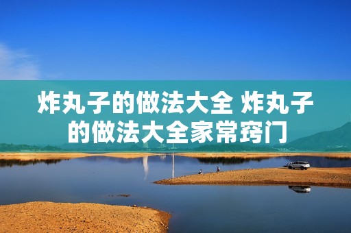 炸丸子的做法大全 炸丸子的做法大全家常窍门
