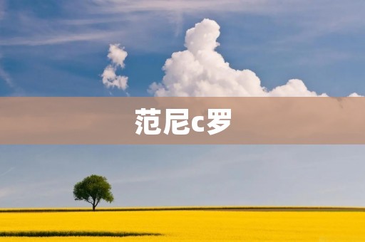 范尼c罗:足坛的传奇之星 范尼c罗:足坛的传奇之星