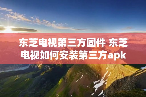 东芝电视第三方固件 东芝电视如何安装第三方apk