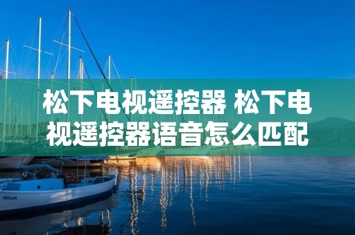 松下电视遥控器 松下电视遥控器语音怎么匹配