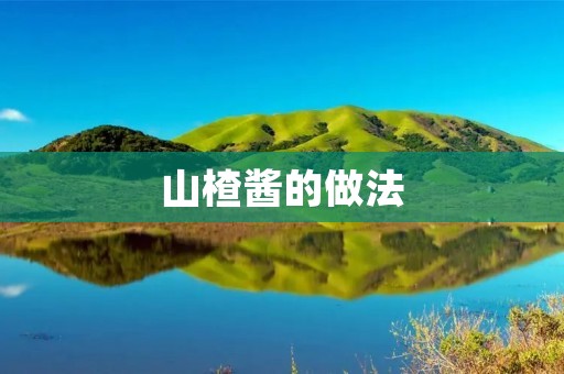 山楂酱的做法:酸甜可口的美味佳品