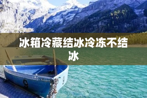 冰箱冷藏结冰冷冻不结冰：原因与解决方法
