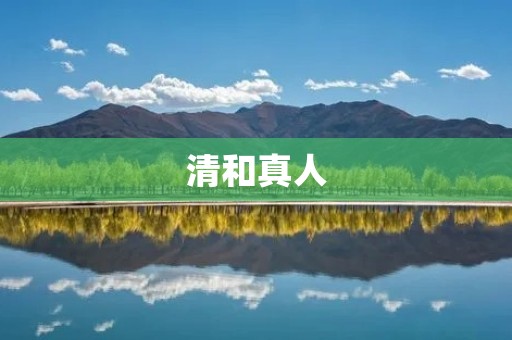 清和真人:探寻真实与和谐的境界