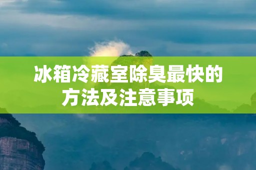 冰箱冷藏室除臭最快的方法及注意事项 冰箱冷藏室除臭最快的方法及注意事项