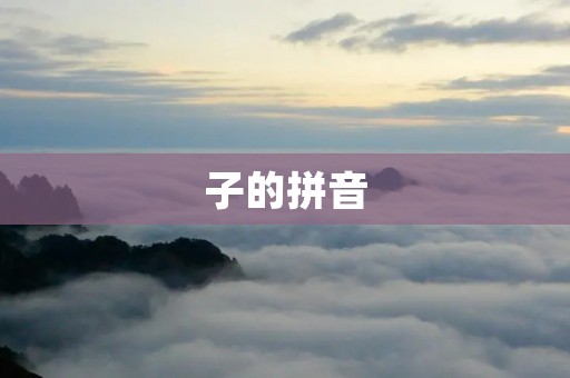 子的拼音