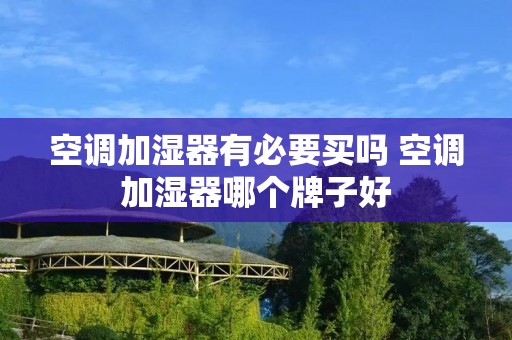 空调加湿器有必要买吗 空调加湿器哪个牌子好 空调加湿器有必要买吗 空调加湿器哪个牌子好