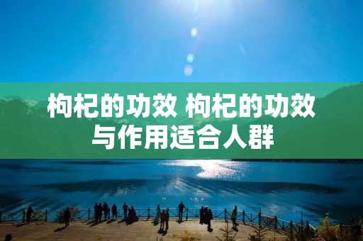 枸杞的功效 枸杞的功效与作用适合人群