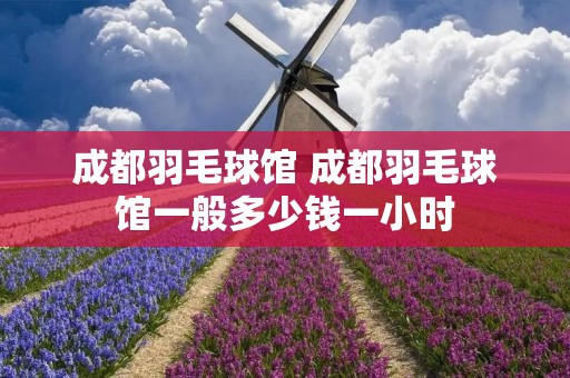 成都羽毛球馆 成都羽毛球馆一般多少钱一小时