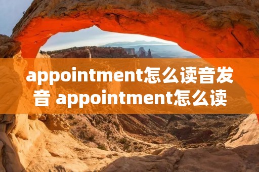 appointment怎么读音发音 appointment怎么读