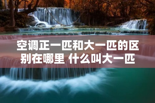 空调正一匹和大一匹的区别在哪里 什么叫大一匹空调 空调正一匹和大一匹的区别在哪里 什么叫大一匹空调