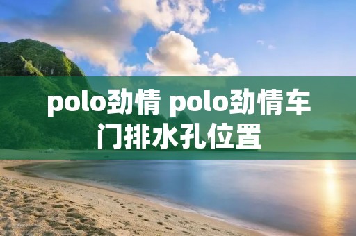 polo劲情 polo劲情车门排水孔位置