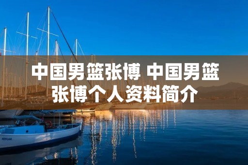 中国男篮张博 中国男篮张博个人资料简介 中国男篮张博 中国男篮张博个人资料简介
