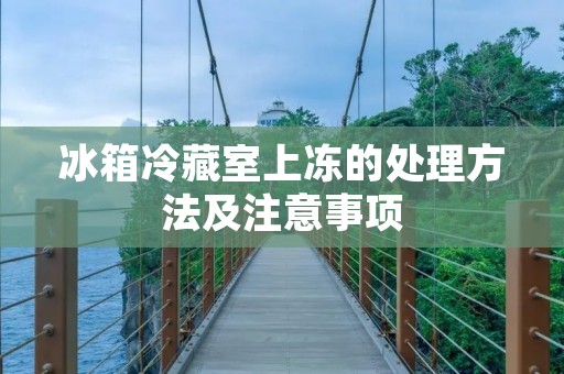 冰箱冷藏室上冻的处理方法及注意事项 冰箱冷藏室上冻的处理方法及注意事项