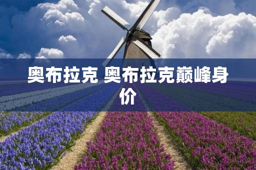 奥布拉克 奥布拉克巅峰身价