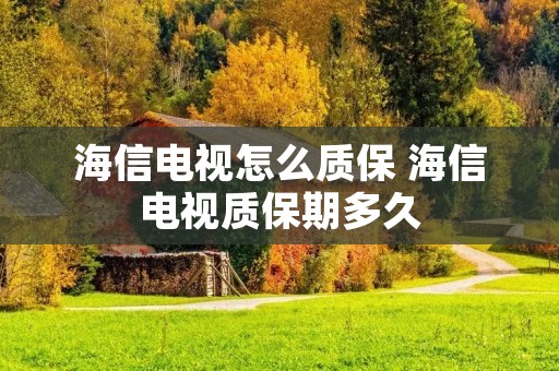 海信电视怎么质保 海信电视质保期多久 海信电视怎么质保 海信电视质保期多久