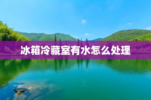 冰箱冷藏室有水怎么处理 冰箱冷藏室有水怎么处理