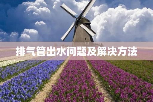 排气管出水问题及解决方法 排气管出水问题及解决方法