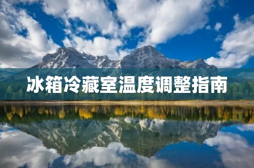 冰箱冷藏室温度调整指南 冰箱冷藏室温度调整指南