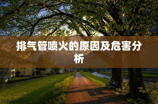 排气管喷火的原因及危害分析