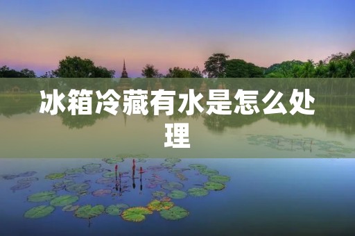 冰箱冷藏有水是怎么处理 冰箱冷藏有水是怎么处理