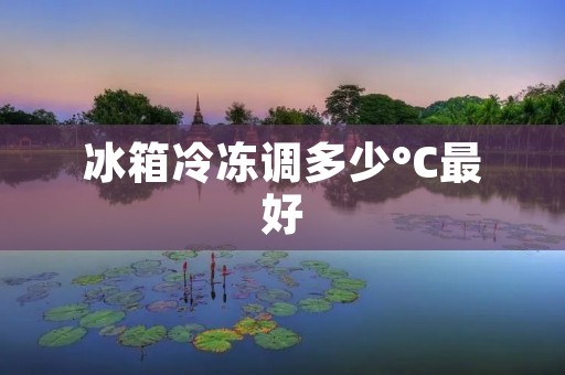冰箱冷冻调多少°C最好 冰箱冷冻调多少°C最好