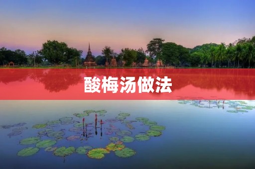 酸梅汤做法:酸梅汤的制作方法及食用功效 酸梅汤做法:酸梅汤的制作方法及食用功效