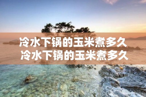 冷水下锅的玉米煮多久 冷水下锅的玉米煮多久放盐