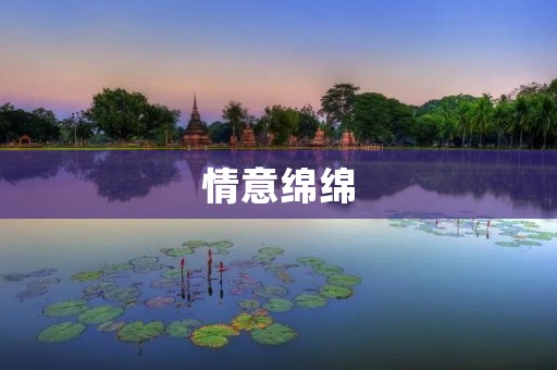 情意绵绵:爱与温暖的永恒呼唤