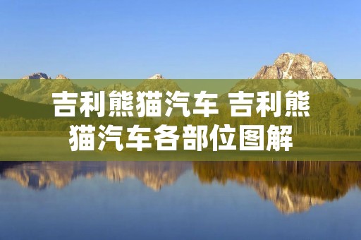 吉利熊猫汽车 吉利熊猫汽车各部位图解 吉利熊猫汽车 吉利熊猫汽车各部位图解