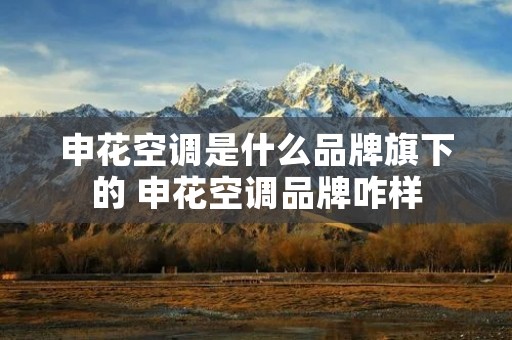 申花空调是什么品牌旗下的 申花空调品牌咋样