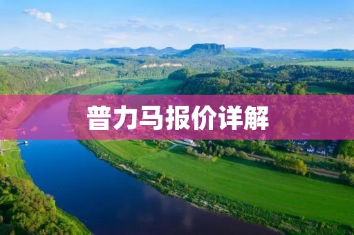 普力马报价详解:为你揭秘普力马的价格与性能优势 普力马报价详解:为你揭秘普力马的价格与性能优势