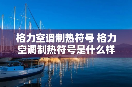 格力空调制热符号 格力空调制热符号是什么样子