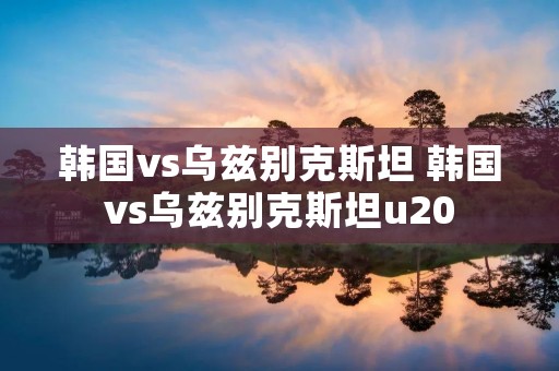 韩国vs乌兹别克斯坦 韩国vs乌兹别克斯坦u20
