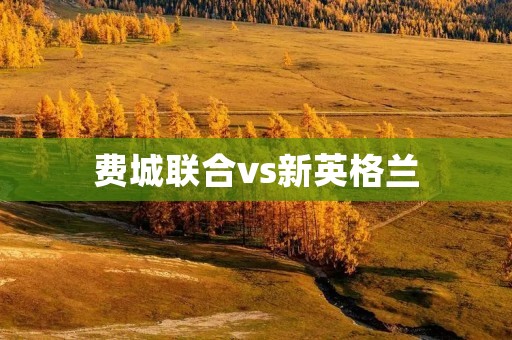 费城联合vs新英格兰：激烈对决的背后故事