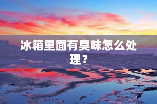 冰箱里面有臭味怎么处理？