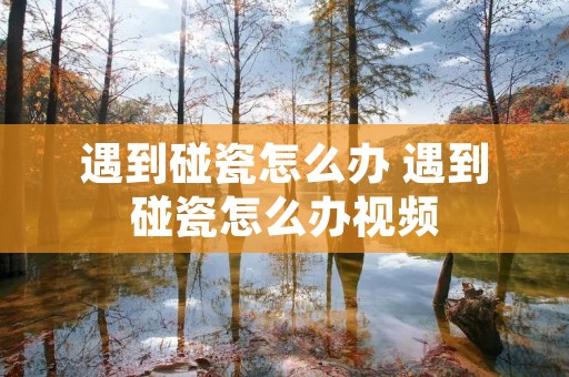 遇到碰瓷怎么办 遇到碰瓷怎么办视频
